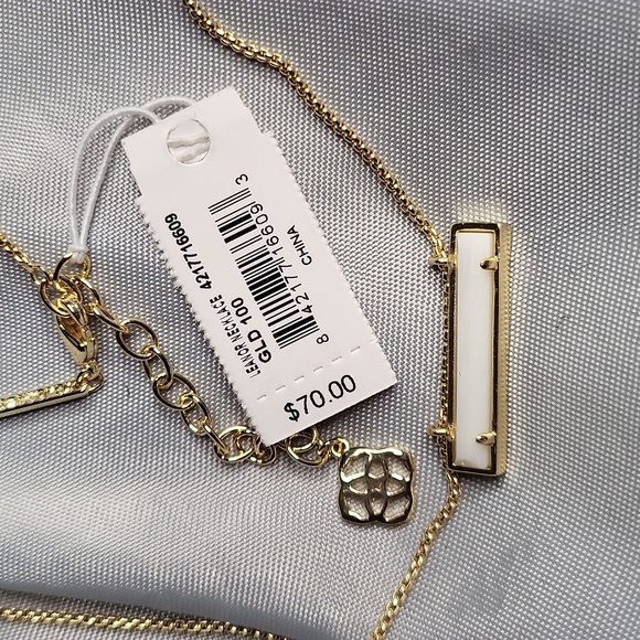 Kendra Scott leanor gld 100 necklace nwt - Picture 3 of 4